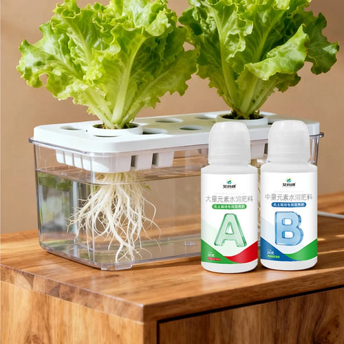 A & B Hydroponic Plant Nutrients for Vegetables, Herbs and Leafy Greens