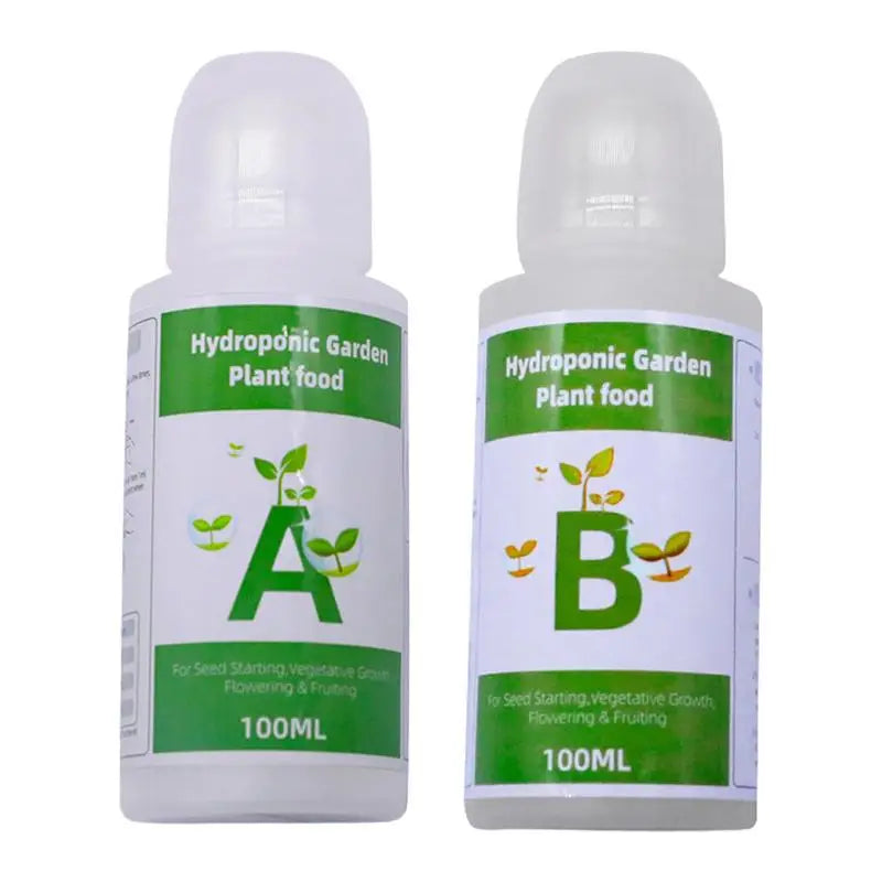 Hydroponic Nutrients A + B | Two-Part Plant Food for Indoor Growing