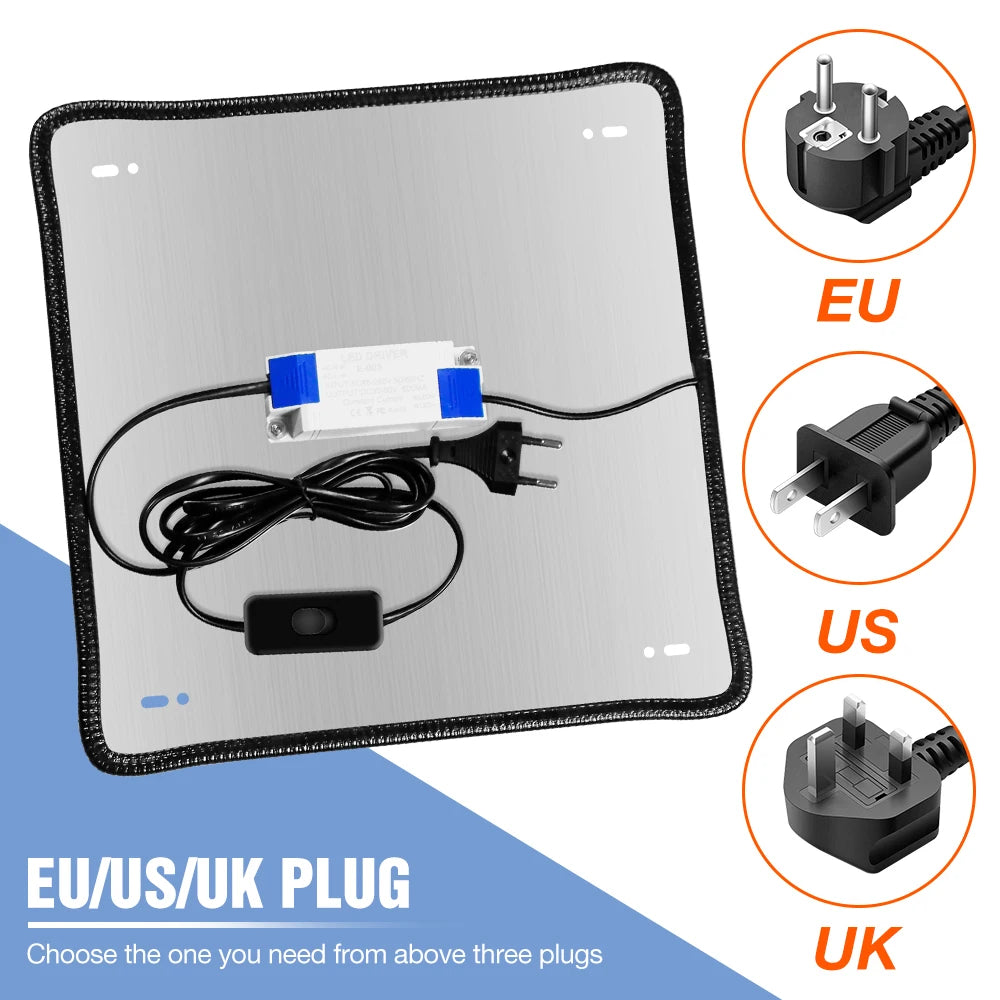 Full Spectrum LED Grow Light Panel for Indoor Plants | 200W Power Draw