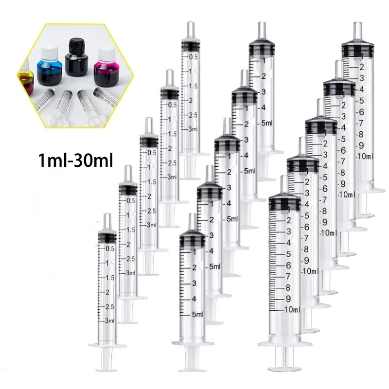 Reusable Hydroponic Measuring Syringe Set | 1ml, 2.5ml, 5ml, 10ml & 20ml
