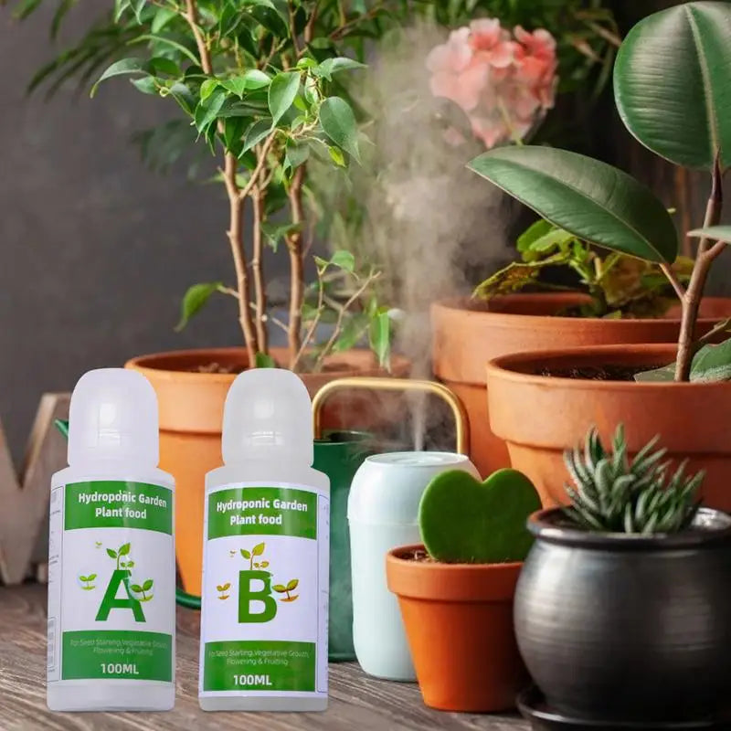 Hydroponic Nutrients A + B | Two-Part Plant Food for Indoor Growing