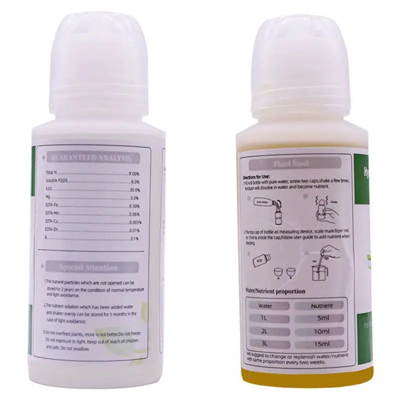 Hydroponic Nutrients A + B | Two-Part Plant Food for Indoor Growing